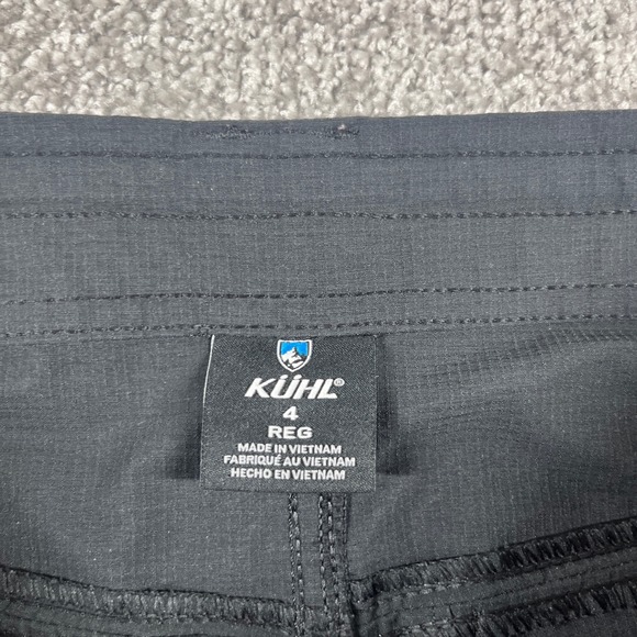Kuhl Convertible Pants Womens 4 Zip Off Shorts Horizon Hiking Outdoor Black - Picture 3 of 16